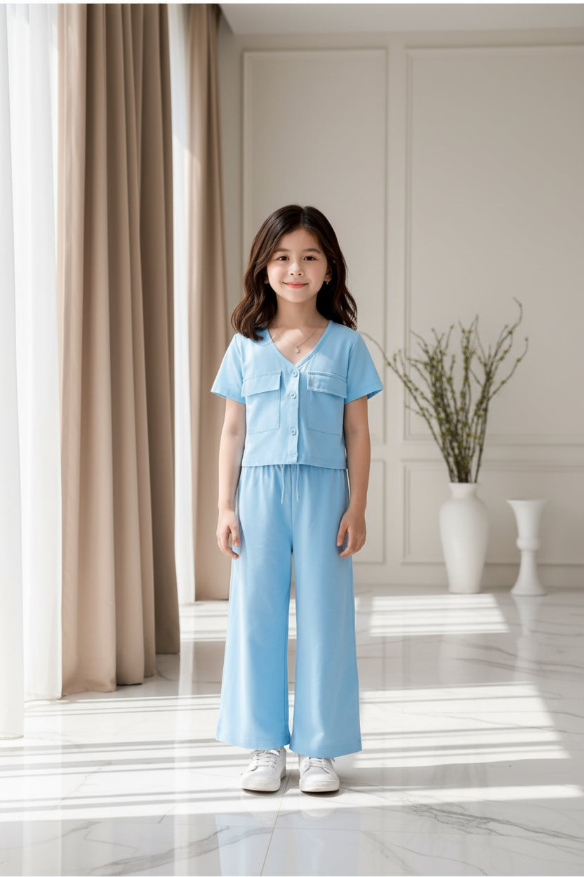 SKY BLOSSOM GIRLS CO-ORD SET