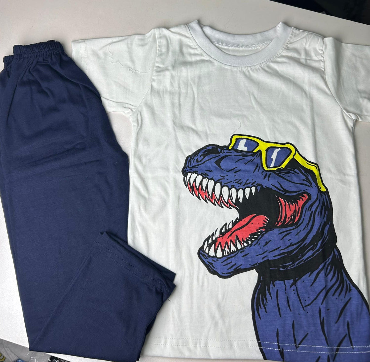 BLUE DINO ROAR KIDS CO-ORD SET