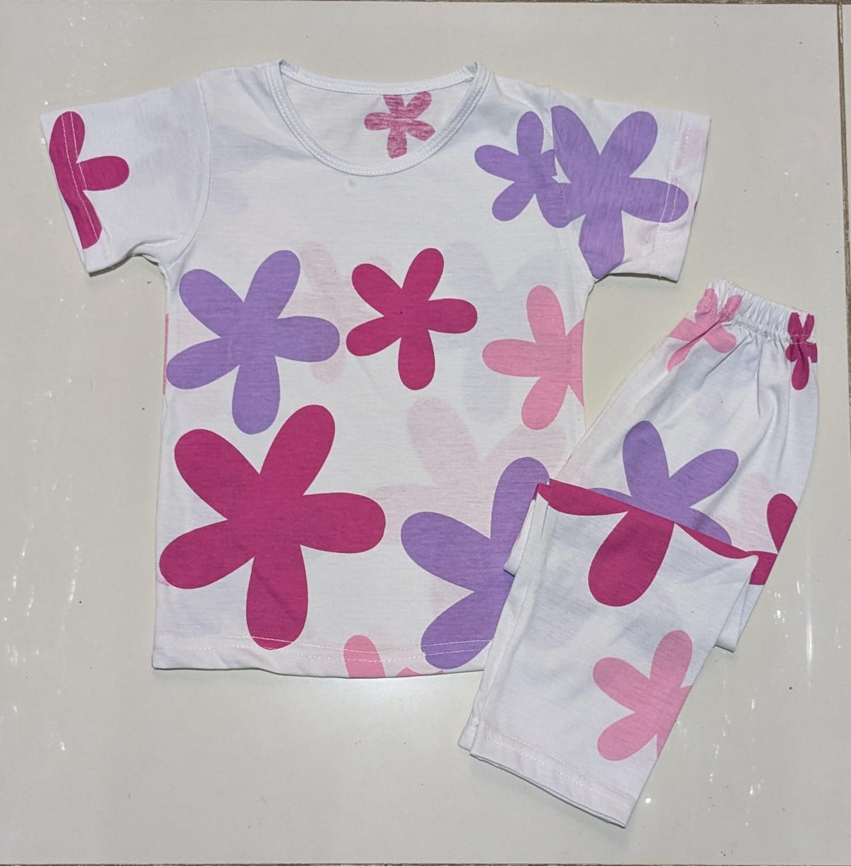 BABY GIRL FLORAL 2 PSC KIDS WEAR SET