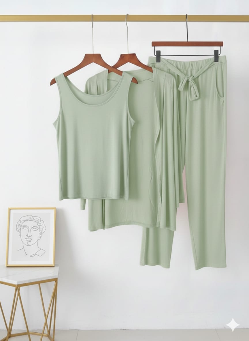 3 PIECE LOUNGEWEAR & HOME WEAR SETS COMFY NIGHTSUIT