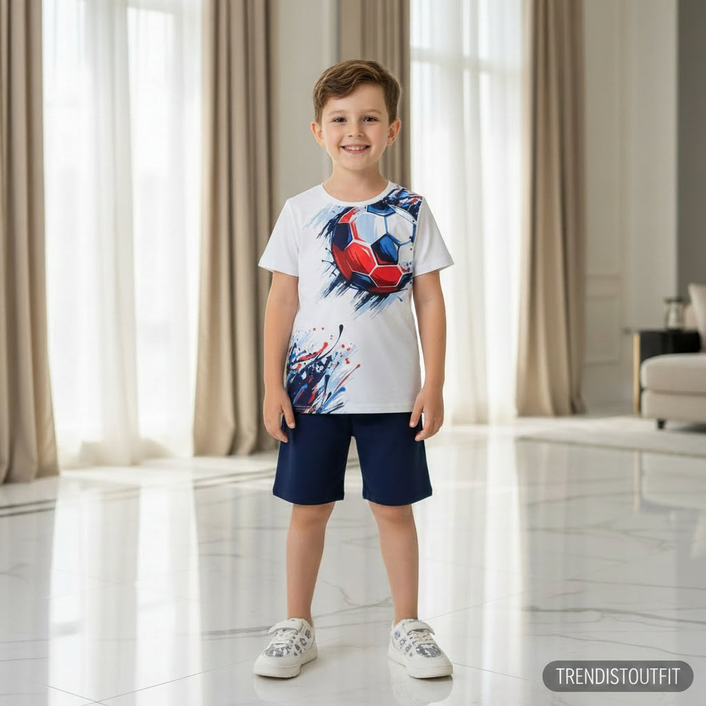 FOOT BALL KIDS SHORT SLEEVELESS