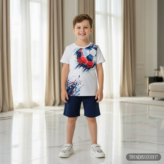 FOOT BALL KIDS SHORT SLEEVELESS