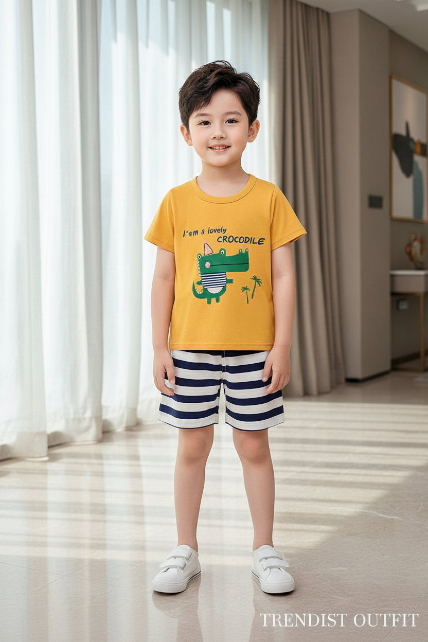HI DINO KIDS SHORT SLEEVELESS