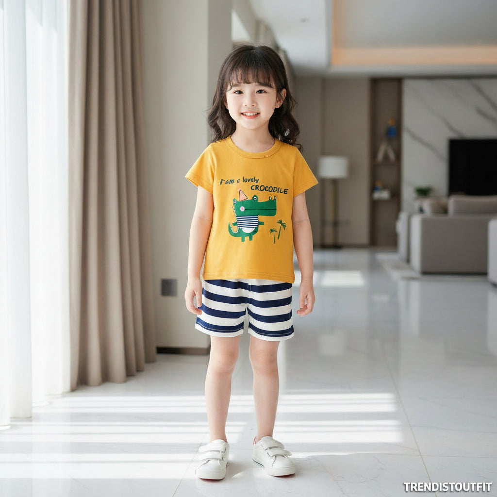 HI DINO KIDS SHORT SLEEVELESS