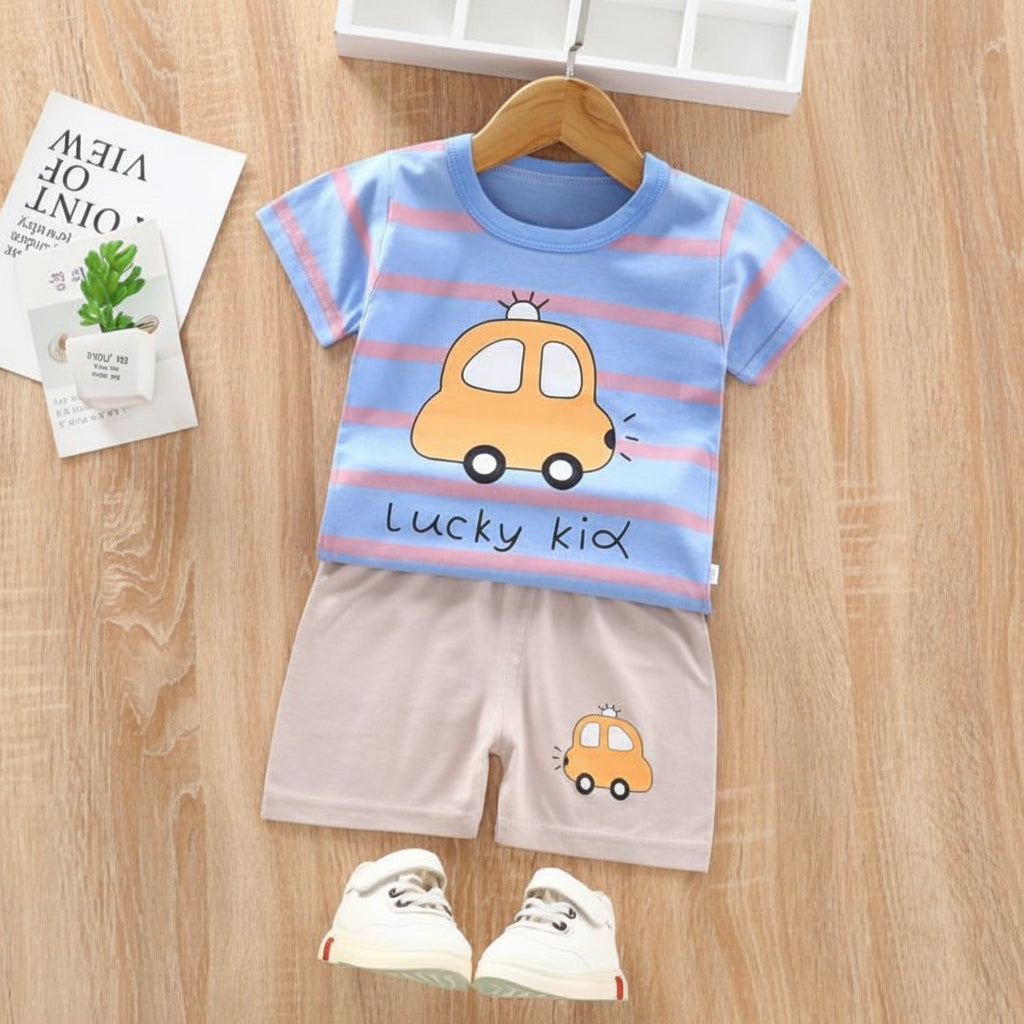 CAR LUCKY KIDS SHORT SLEEVELESS