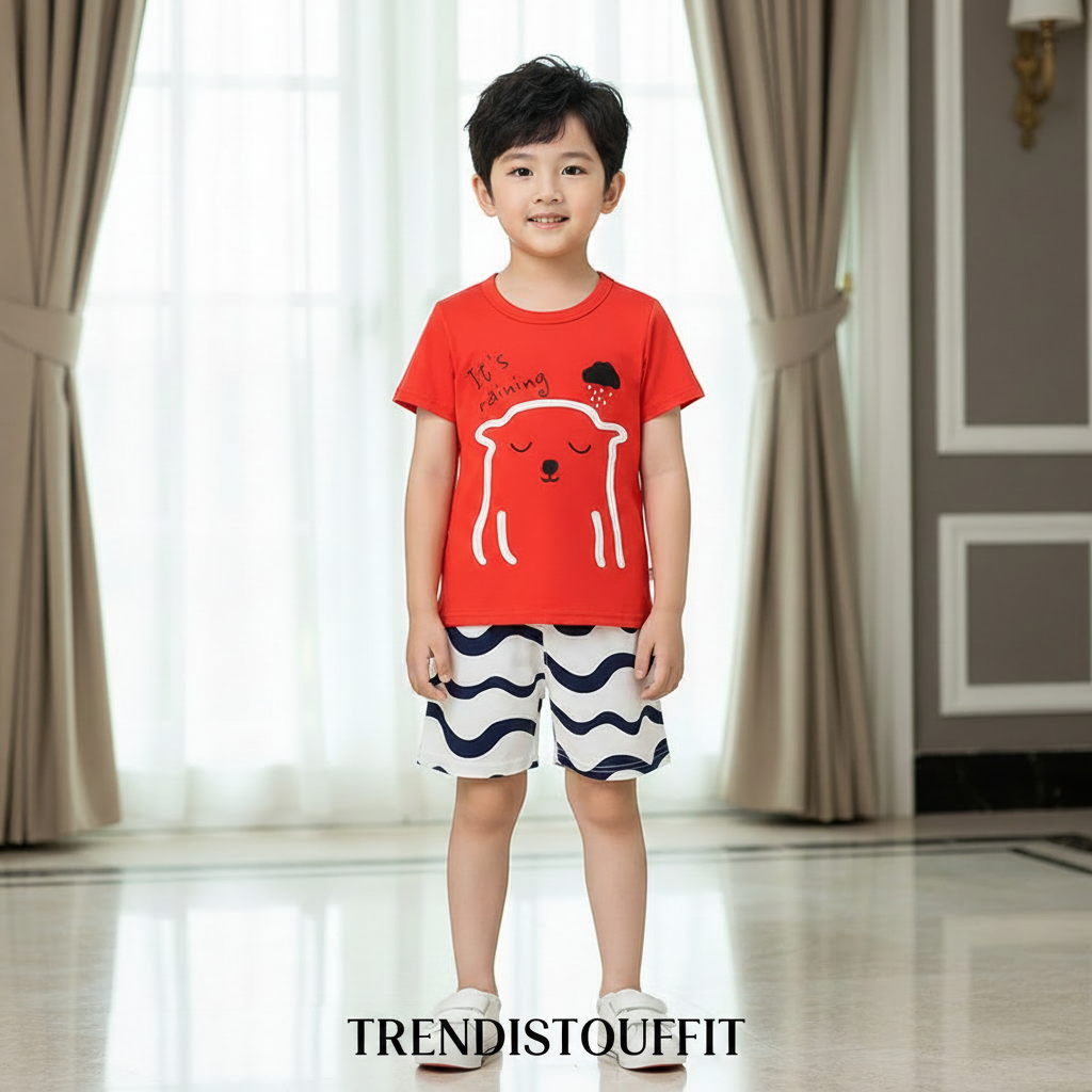ITS RAINING KIDS SHORT SLEEVELESS