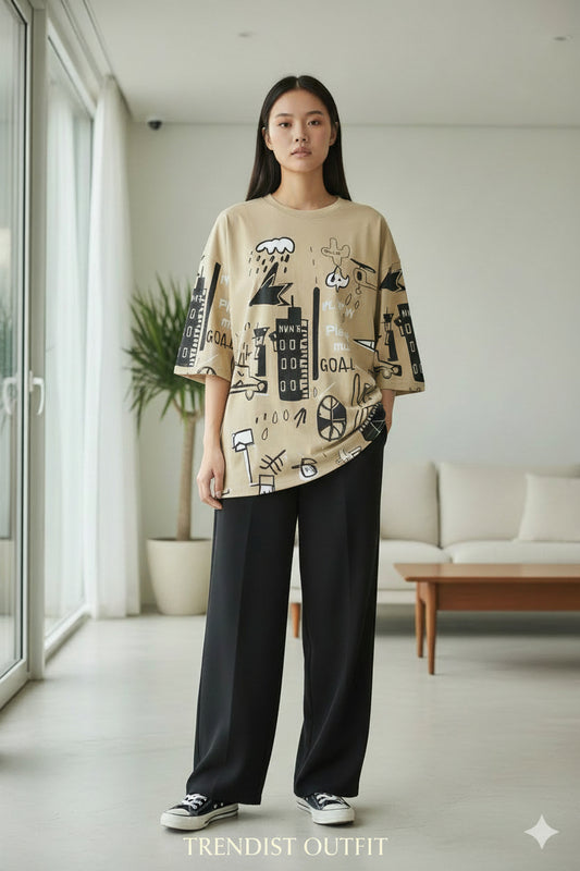Skin : Music Planet Printed Women's PJ Sets