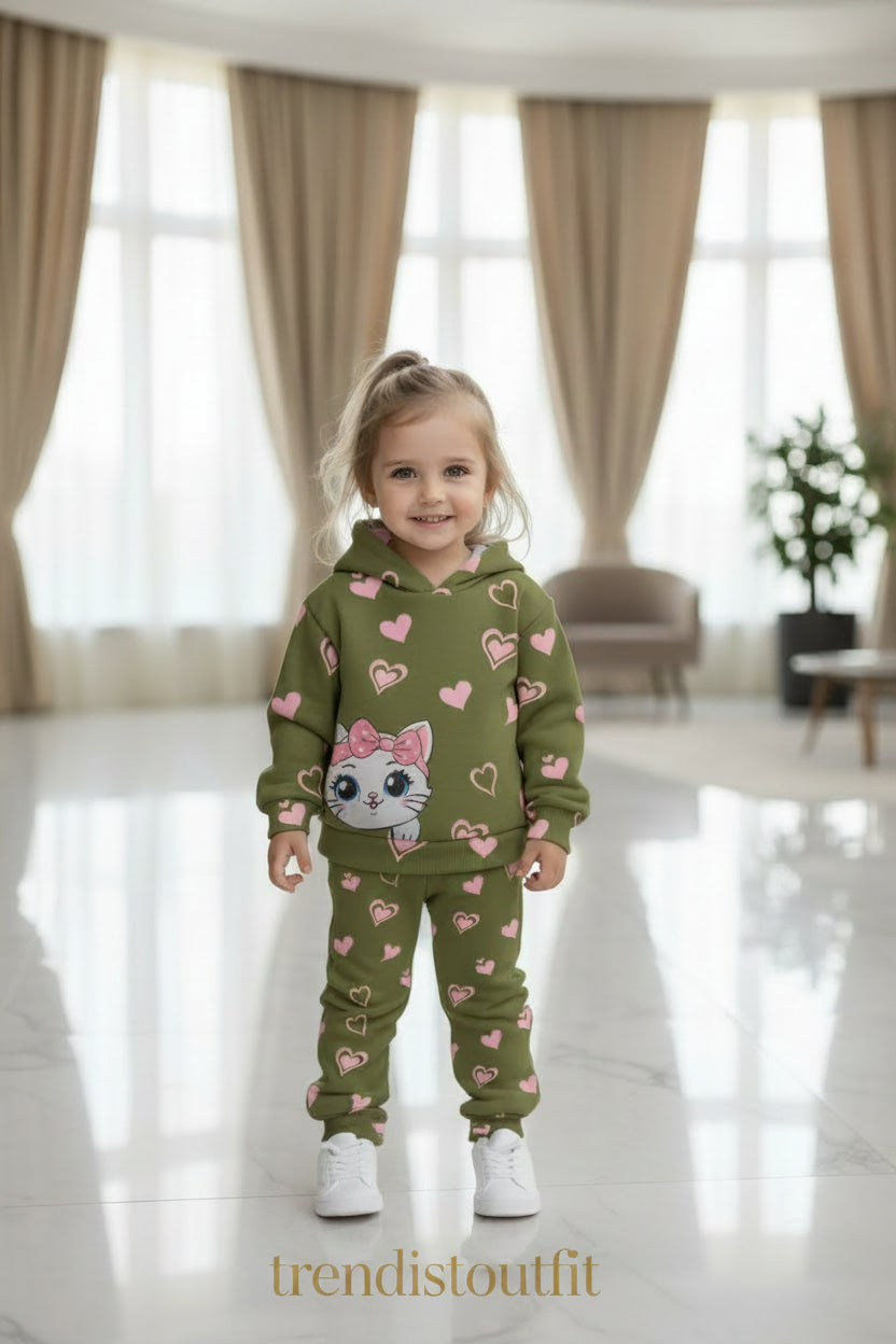 KITTY STYLE KIDS WINTER HOODED SET